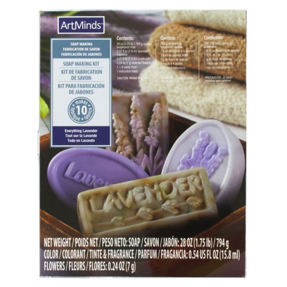 Artminds Everything Lavender DIY Soap Making Kit NIB Retail $24.95